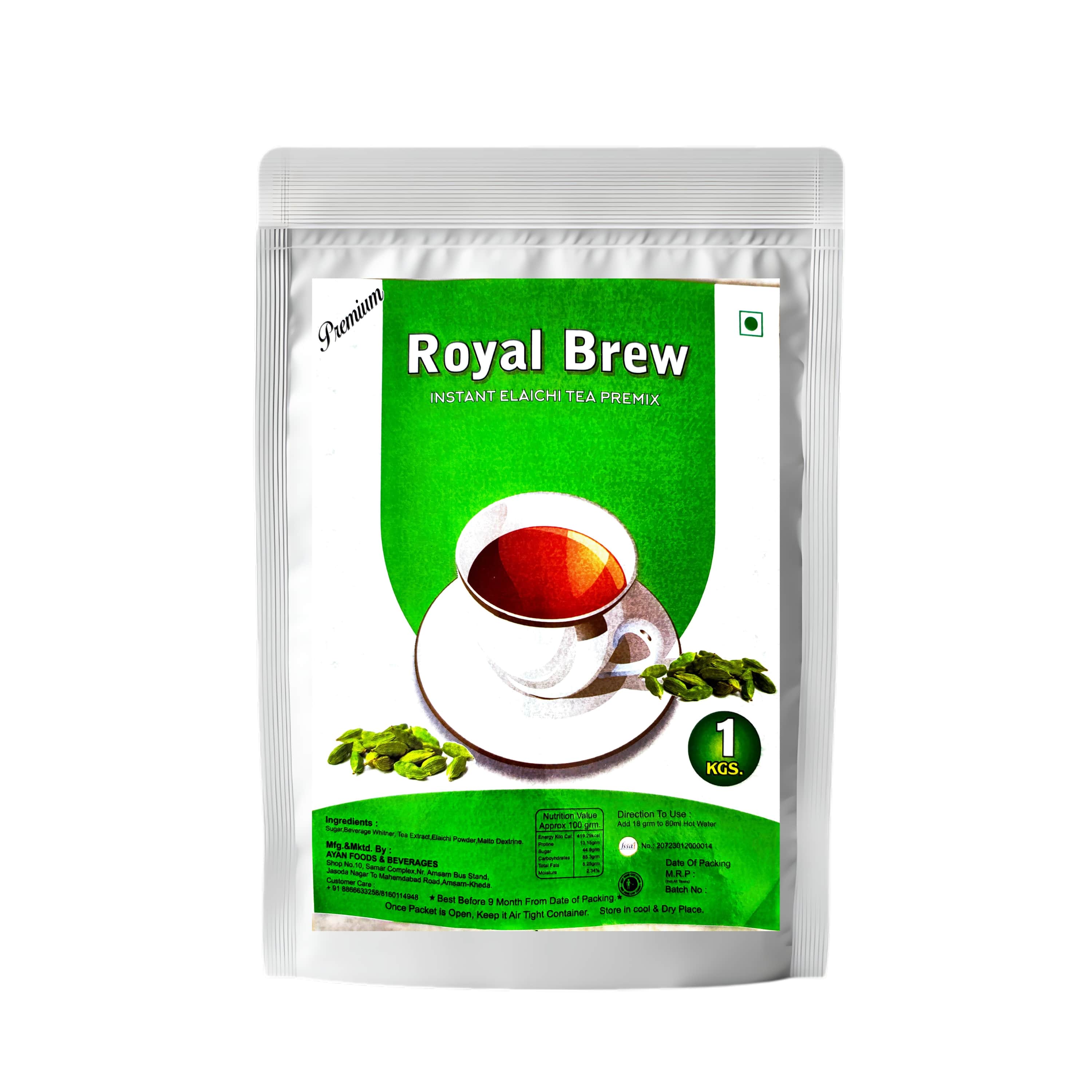 Instant Elaichi Tea Premix