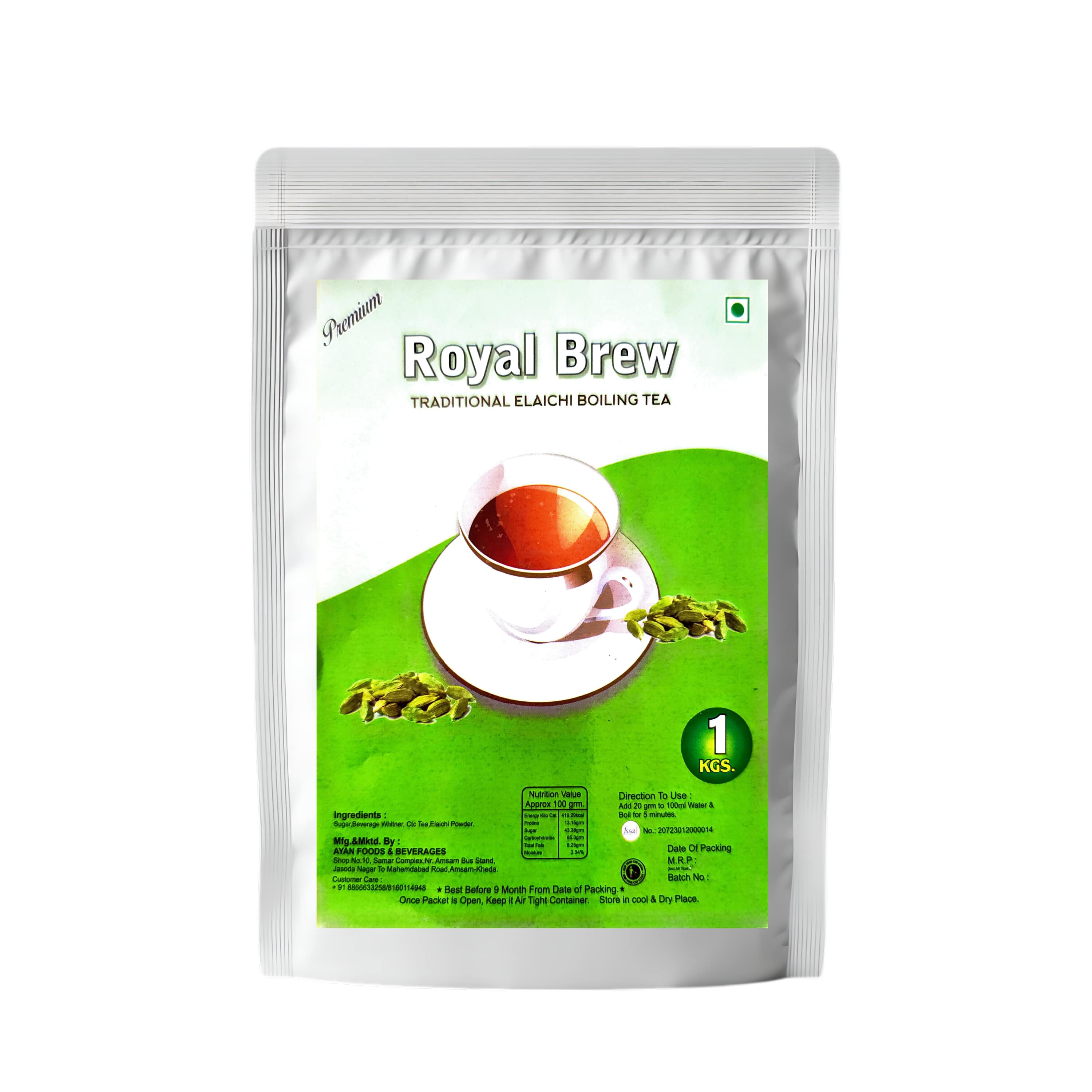 Boiling Elaichi Tea Powder